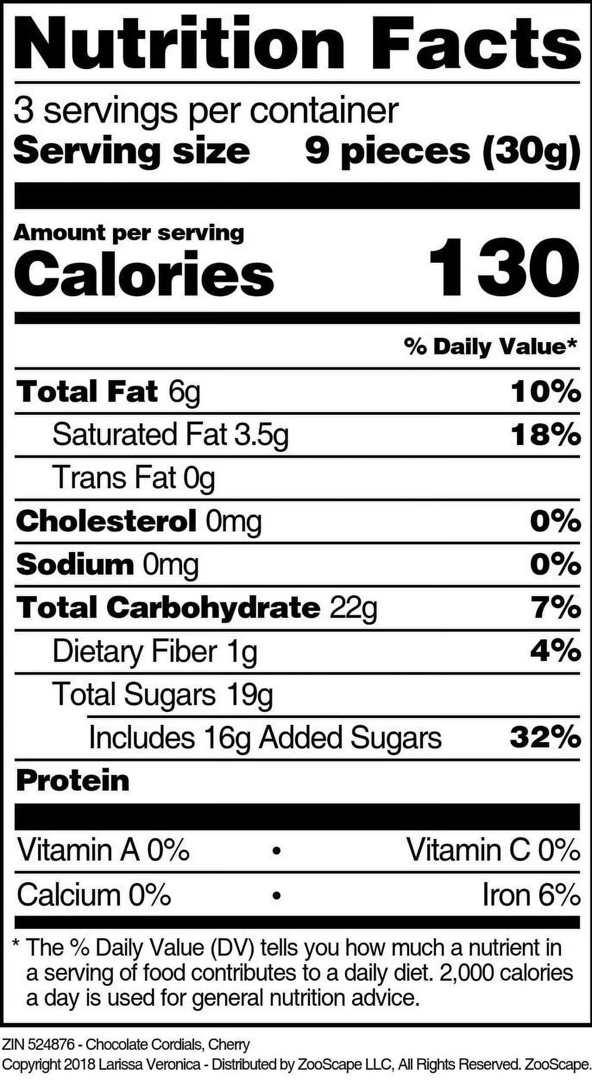Chocolate Cordials Cherry 4 oz 3-Pack V903367