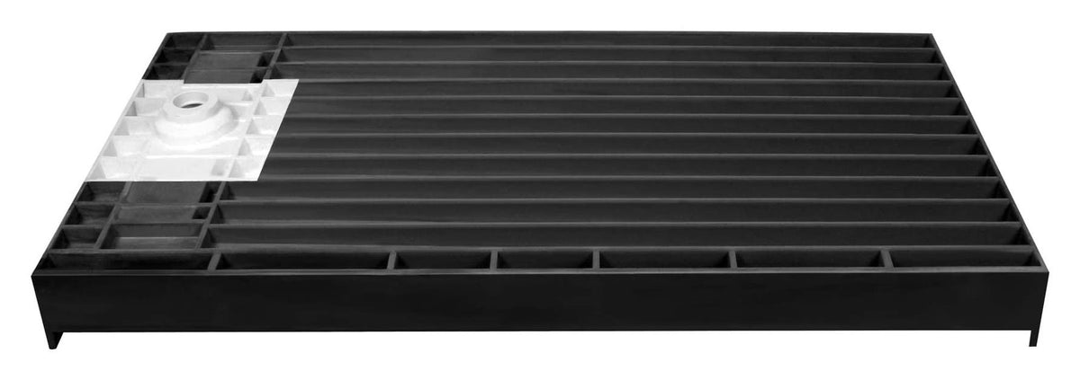 60x22 x 33x22 Single Threshold Shower Base with Drain Top V993275
