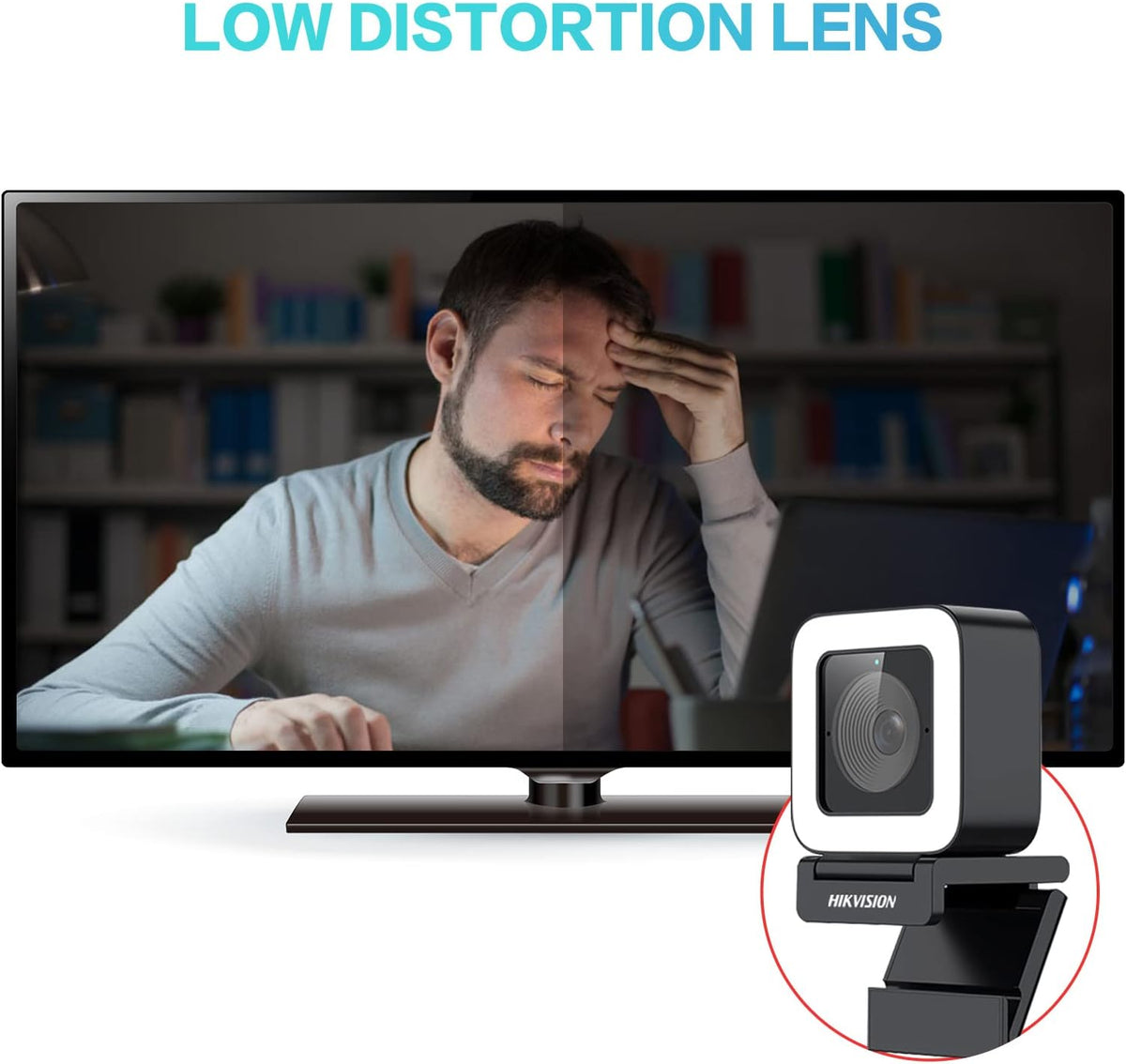 1080P 60fps HD Webcam with Light Microphone, Autofocus, Type C USB2.0, Tripod Pack of 2 T909