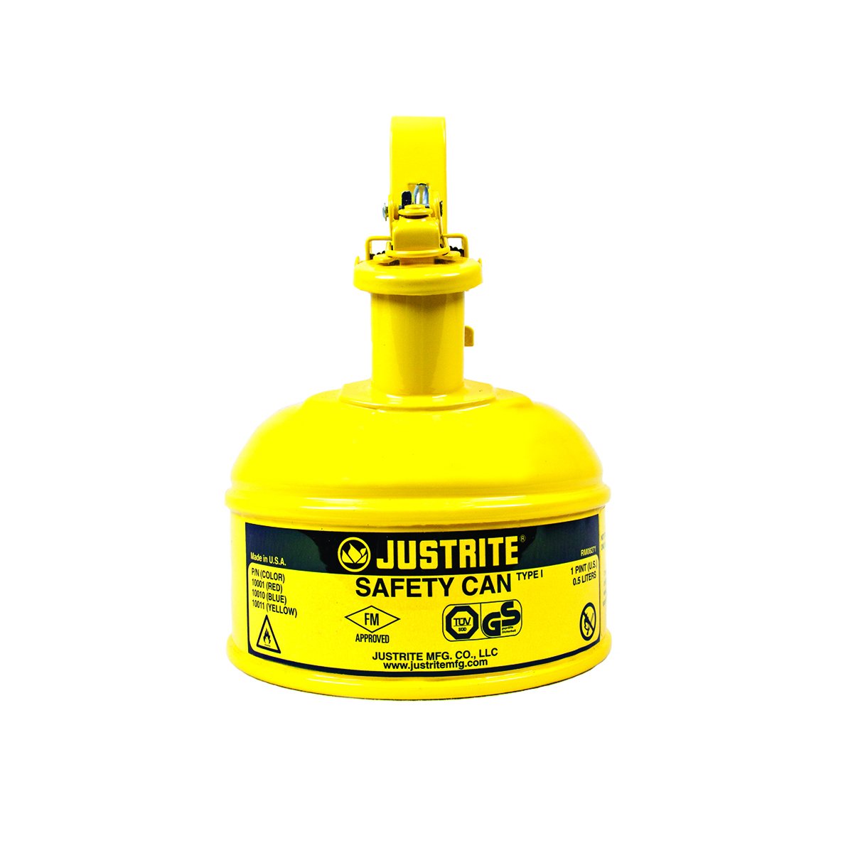 0.5L Red Steel Safety Can L250619