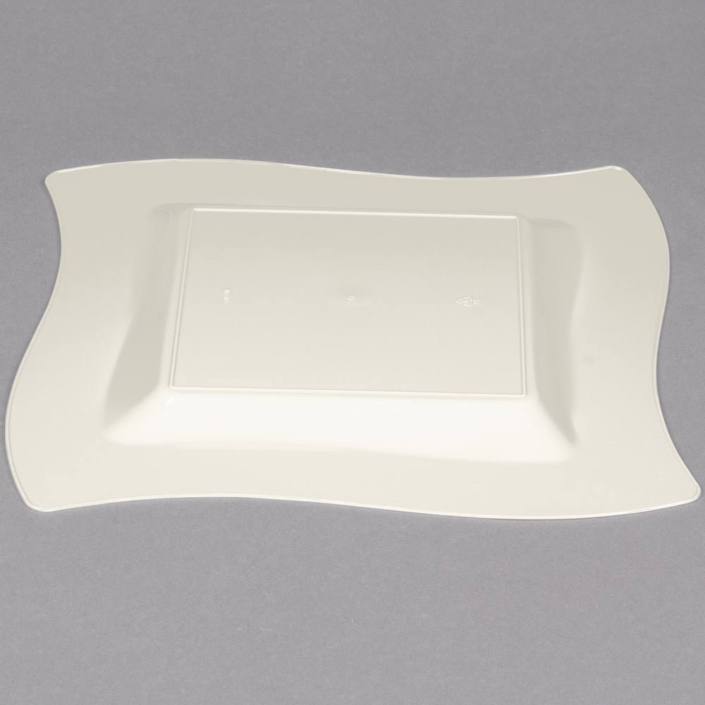 9.5x22 Dinner Plate, Bone, Case/120 T865