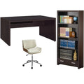 3-Piece Furniture Set with Computer Desk Office Chair and Bookcase K76620