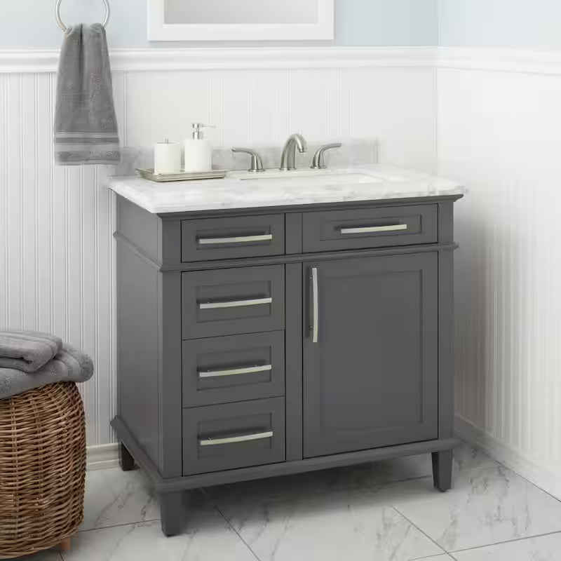 8 in. Widespread Double-Handle High-Arc Bathroom Faucet in Brushed Nickel Y67915