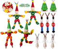 16PCS Christmas Crafts DIY Beads Ornaments Kits F80022
