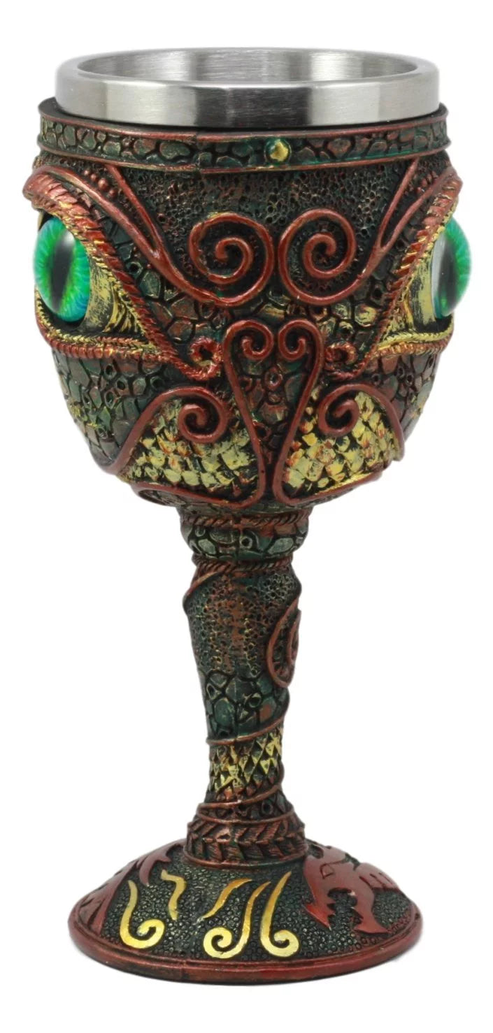 Resin Wine Goblet Chalice with Stainless Steel Liner 7oz Capacity L3724