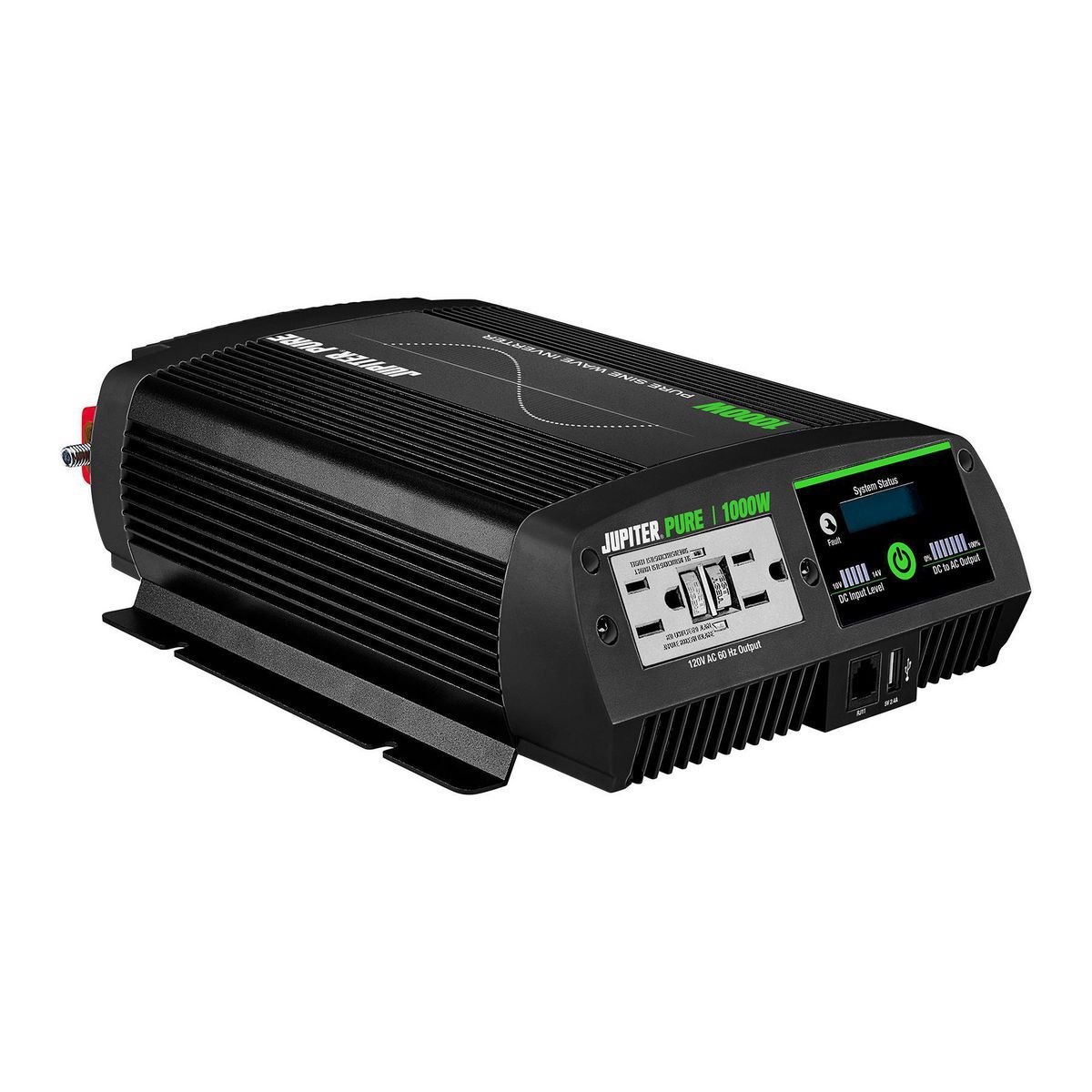 1000 Watt Continuous 2000 Watt Peak Pure Sine Wave Power Inverter H14571