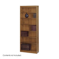 Medium Oak 7-Shelf Bookcase O492227