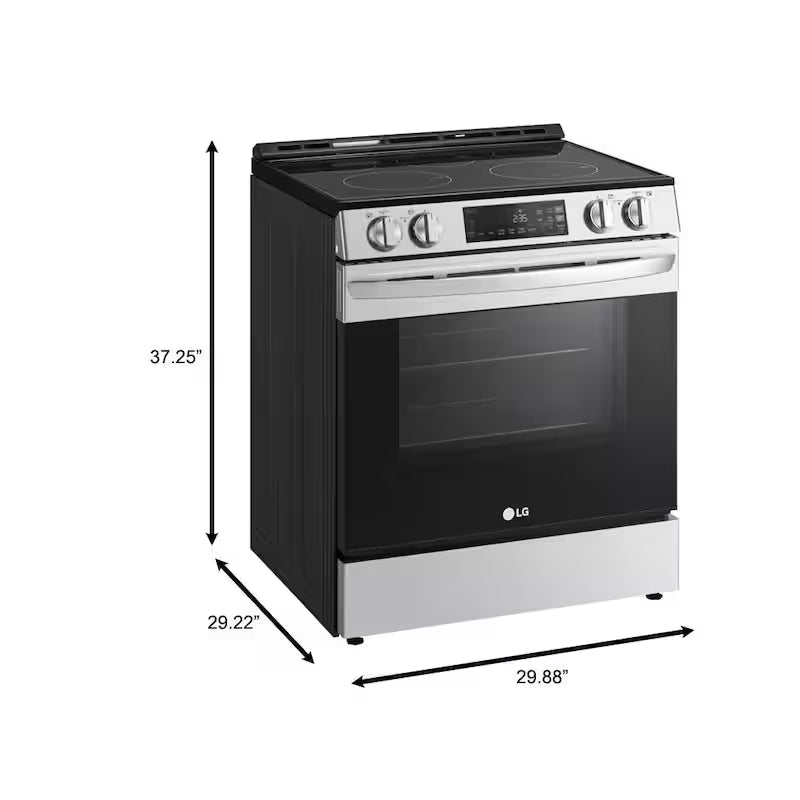 Slide-In Electric Range with 5-Elements in Stainless Steel P362248