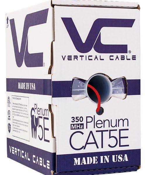 Cat5e UTP Bulk Ethernet Cable 1000ft Red E55678