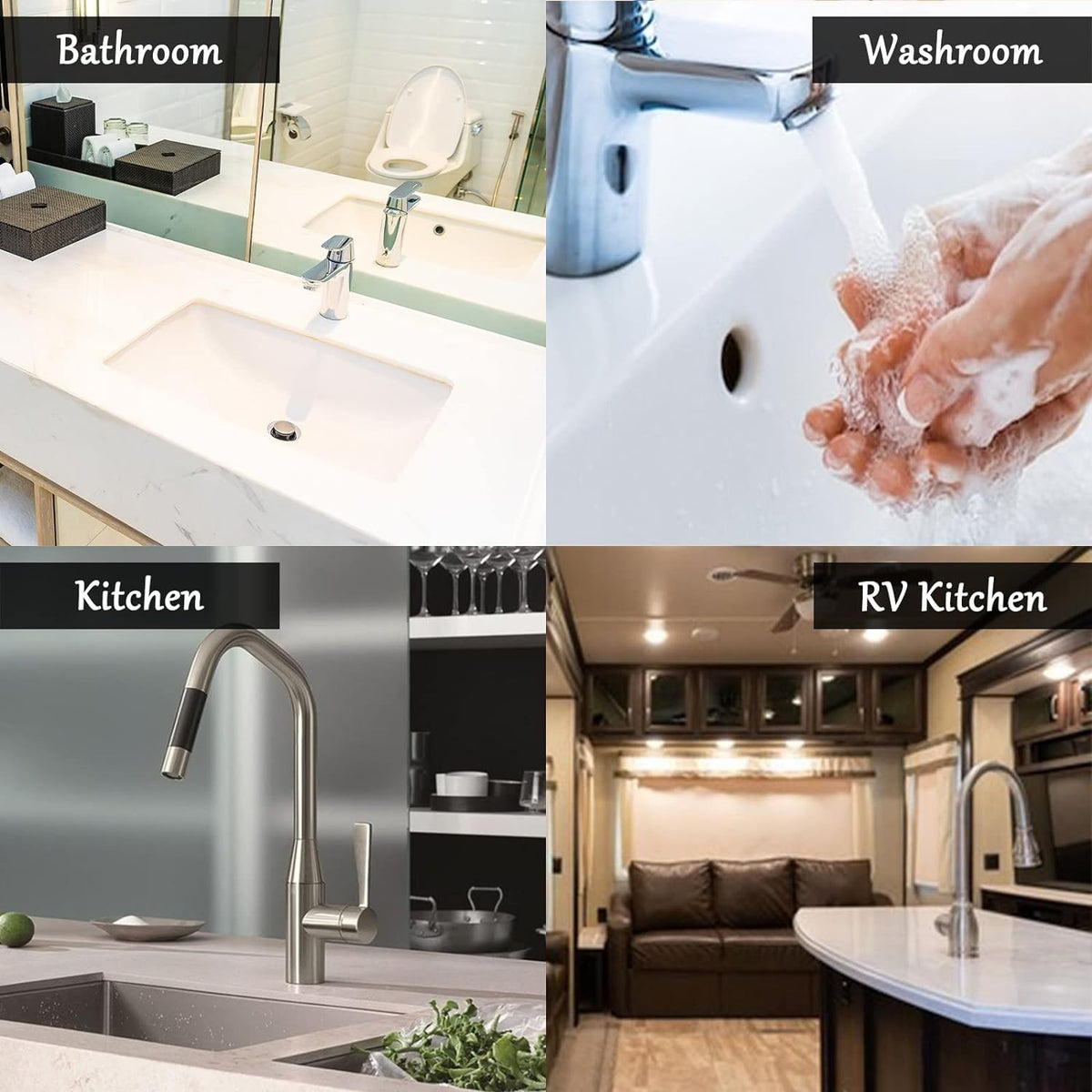 3PCS Microfiber Sink Splash Guard Drip Catcher L4836