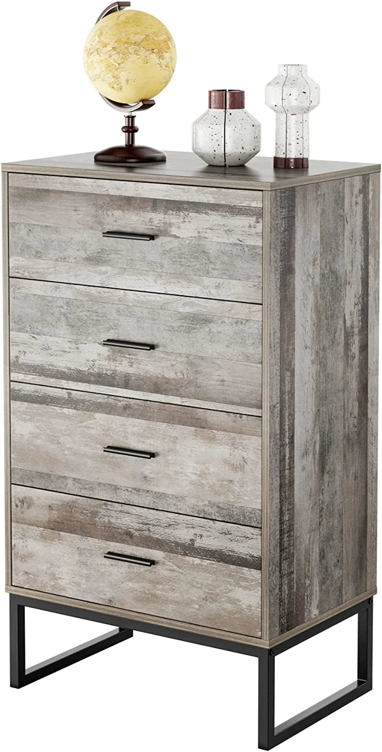 4 Drawer Wood Dresser U928325