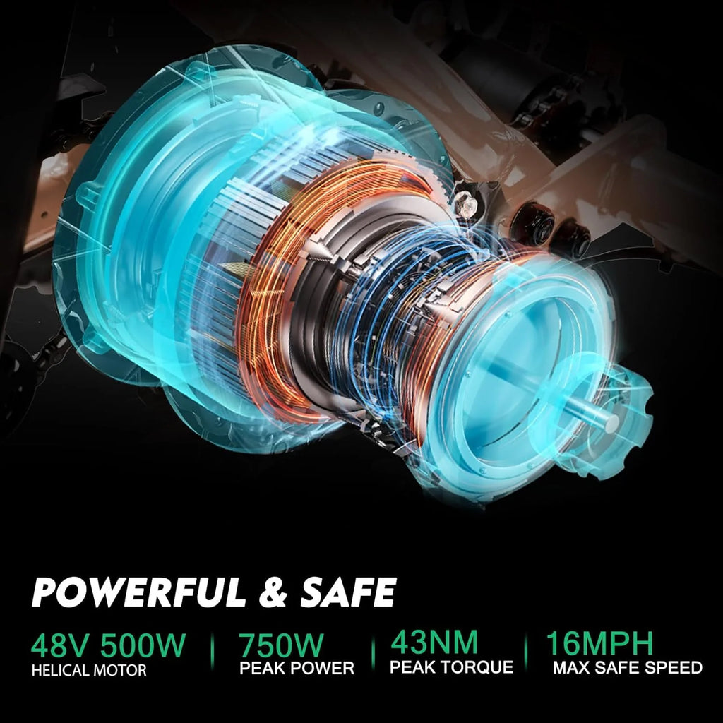 24 26 3 Wheel 350W 36V 7 Speeds Electric Tricycle with Large Basket A33525