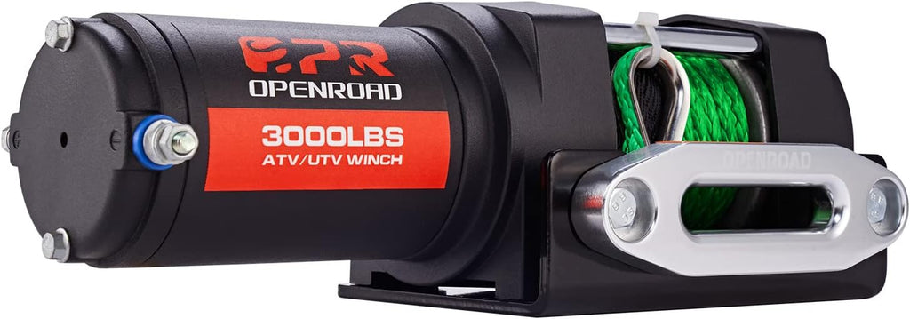 ATV Winch 3000lbs 12V Electric Winch with Wireless Remote Control Mounting Bracket W887