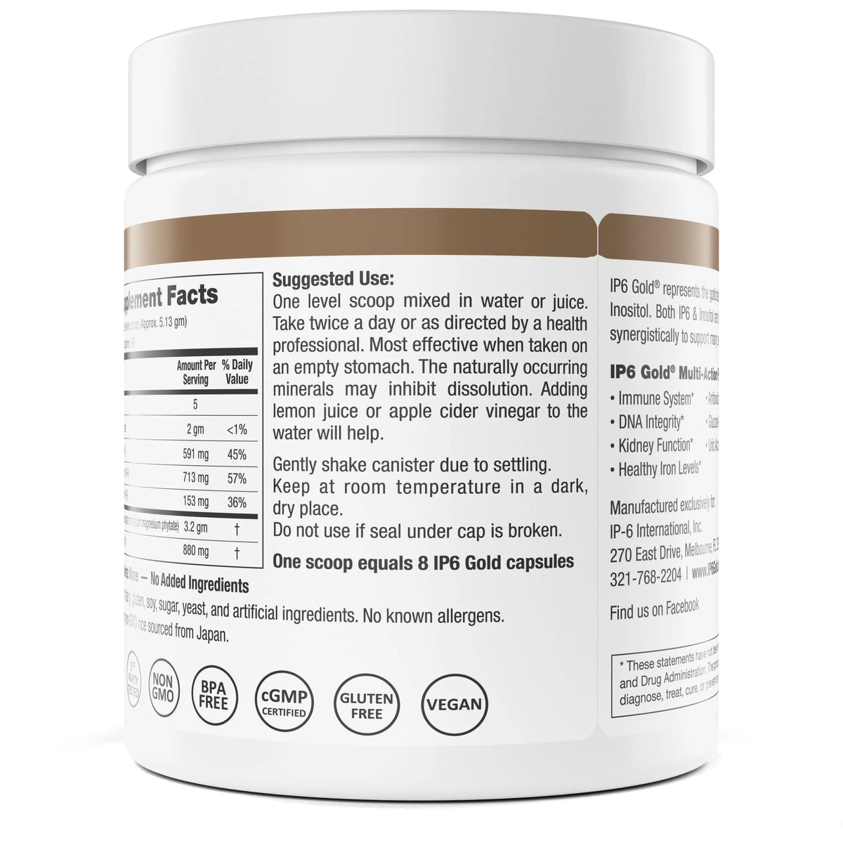 Gold Unflavored Immune Support Powder 308g O540545