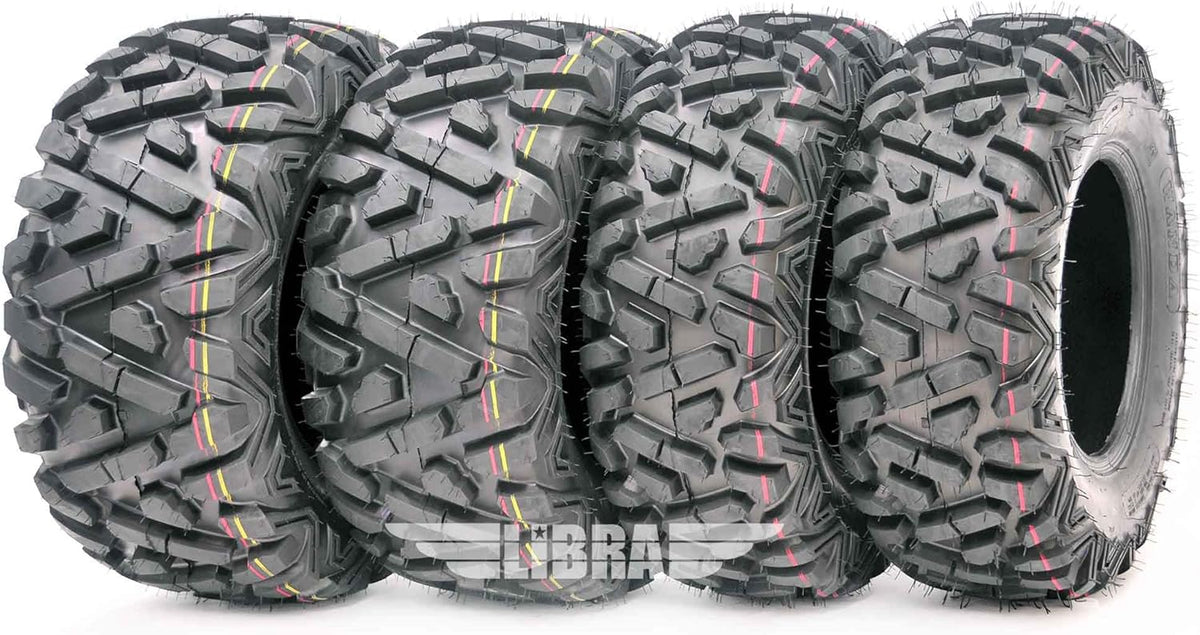 Set 4 ATV Tires 24x8-12 & 25x11-10 6PR Y5878