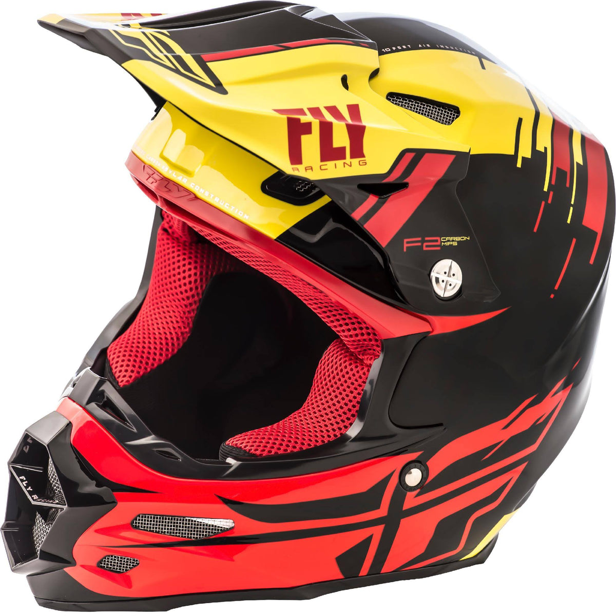 Yellow/Red/Black Carbon Helmet P384880
