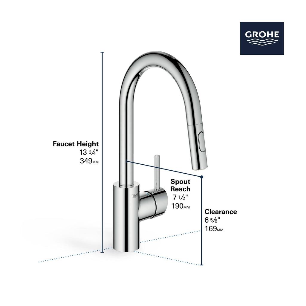 Single-Handle Kitchen Faucet in SuperSteel G899
