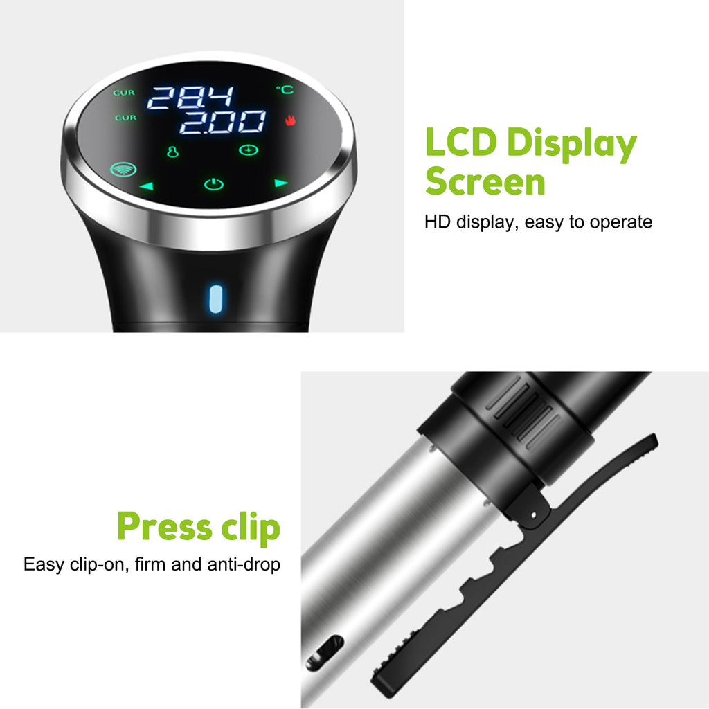 Sous Vide Immersion Cooker with WiFi and APP Control U887