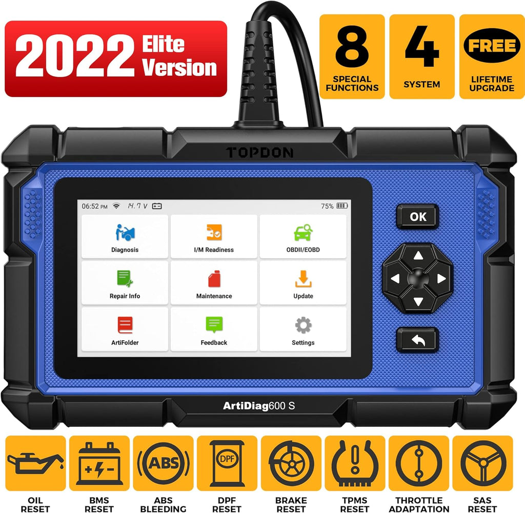 OBD2 Scanner Code Reader with 8 Reset Service B863835