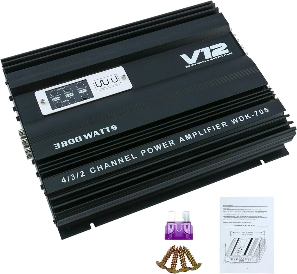 4 Channel Car Audio Amplifier R553