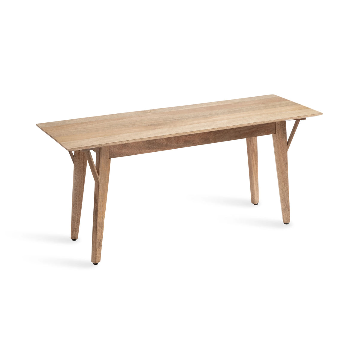 Mid-Century Rectangle Wooden Bench R590770