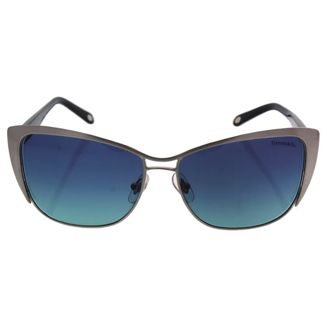 Brushed Silver-Azure Gradient Blue Sunglasses S326206