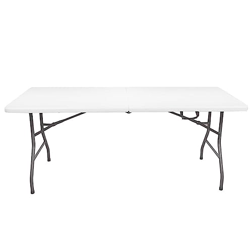 6ft Heavy Duty Folding Table with Carrying Handle A9293