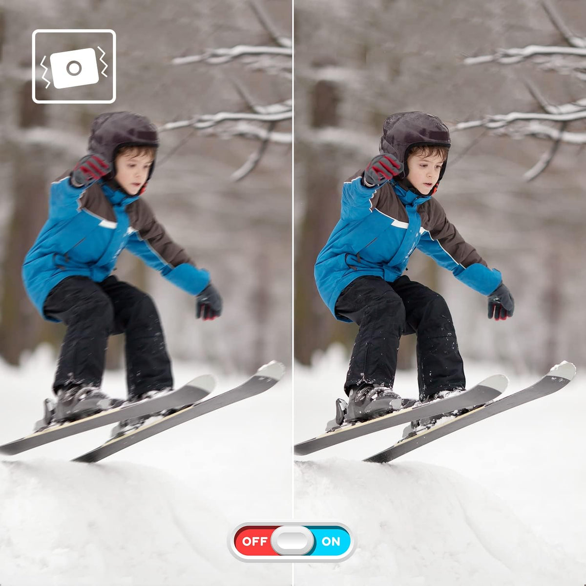 UHD 4K WiFi Action Camera 20MP Waterproof 131FT 2 Color Screen 170° Wide Angle EIS Sports Cam with External Mic Remote 2 Batteries and Helmet Accessories Kit Pack of 2 I212102