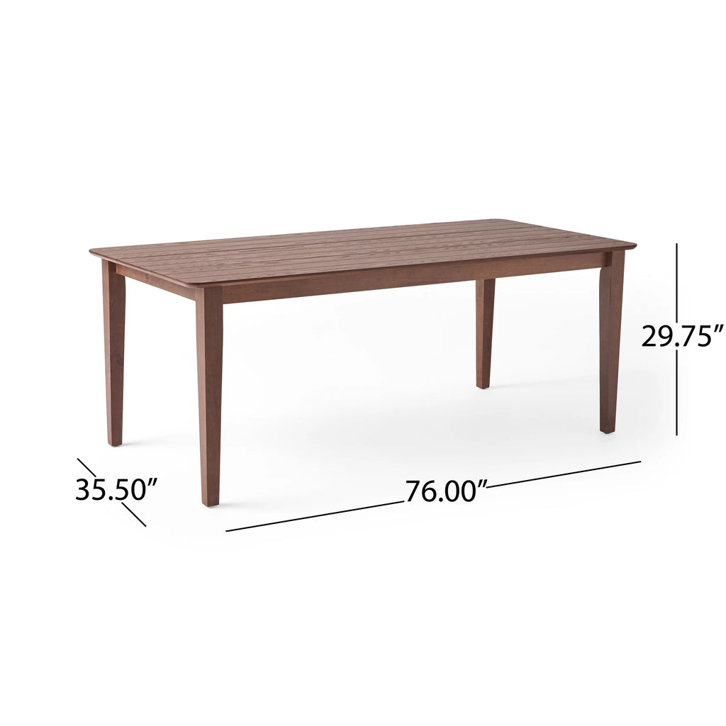 Rectangular 8 Seat Farmhouse Dining Table L941698