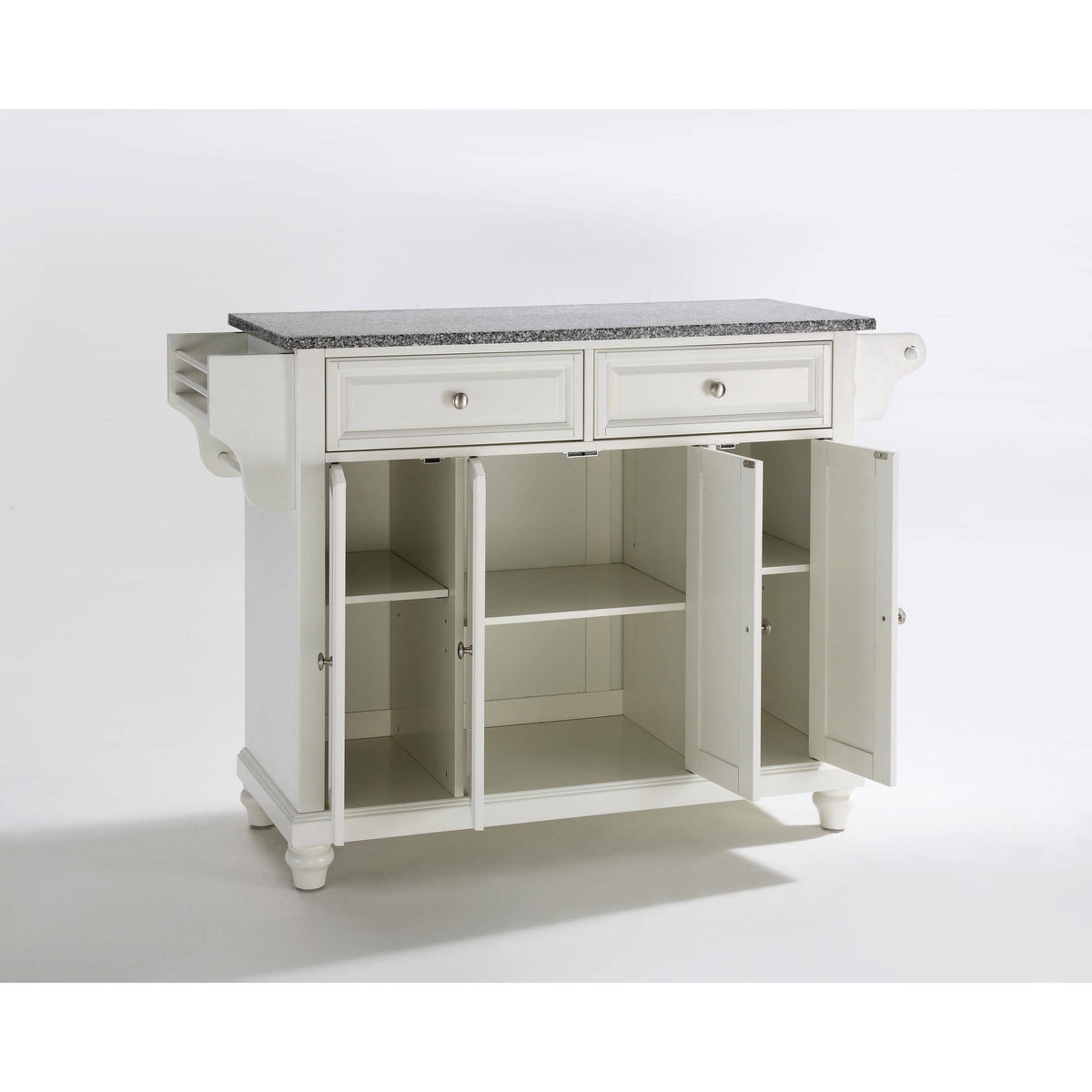 White Granite Top Kitchen Island S5118