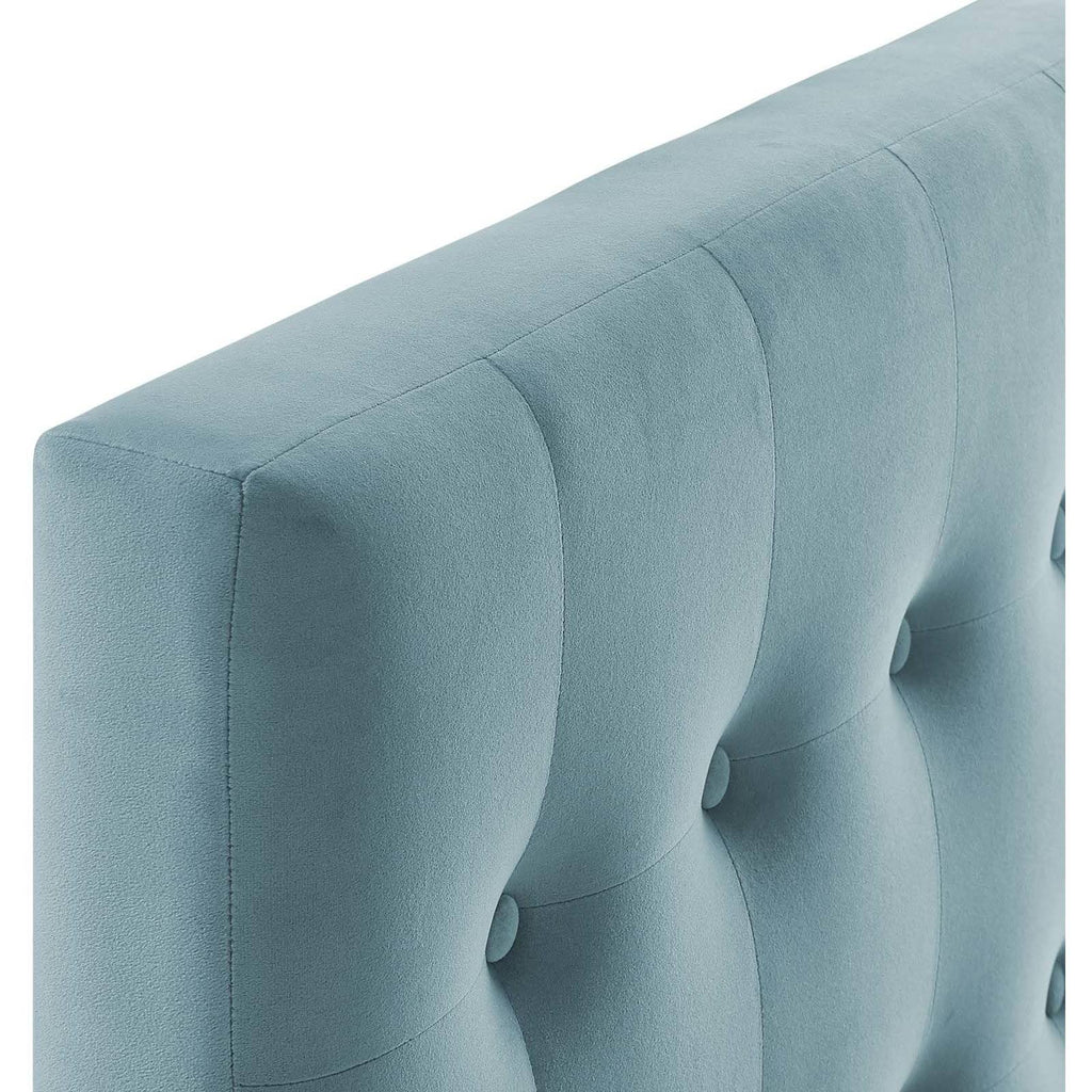Pink Twin Tufted Velvet Headboard F94776