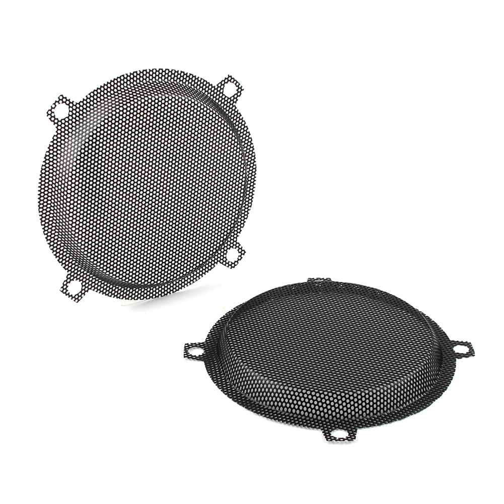 Black Motorbike Wired Punched Steel Mesh Speaker Grilles Cover for Harley Davidson Electra Glide 5.25" Speaker FLHTCU 1996-2013 D355079