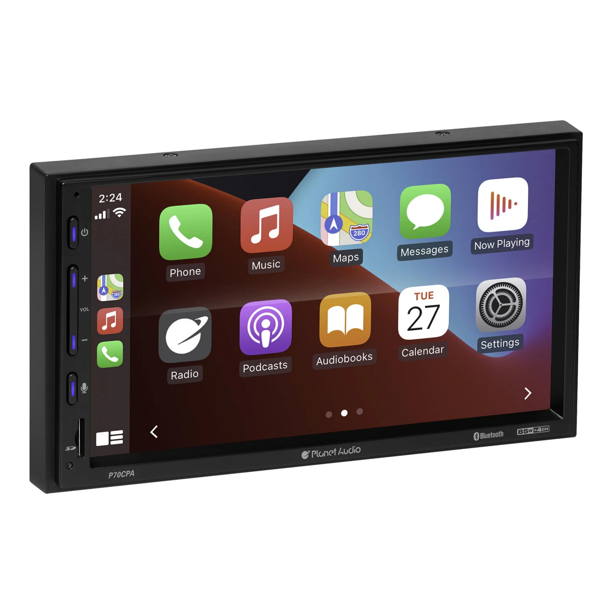 Double Din 7 Inch Touchscreen Car Stereo with Apple CarPlay Android Auto Bluetooth R804616