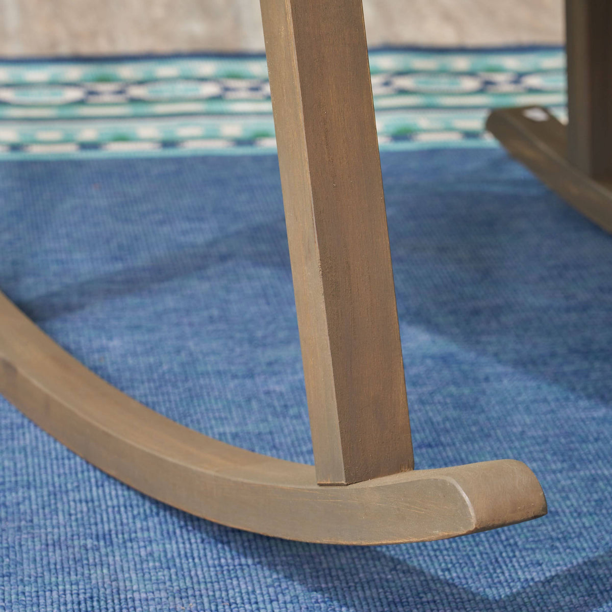 Gray Acacia Wood Rocking Chair L97668
